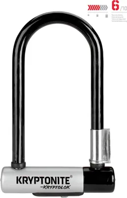 Produktbild von Kryptonite KryptoLok Mini-7 Bügelschloss black Silber