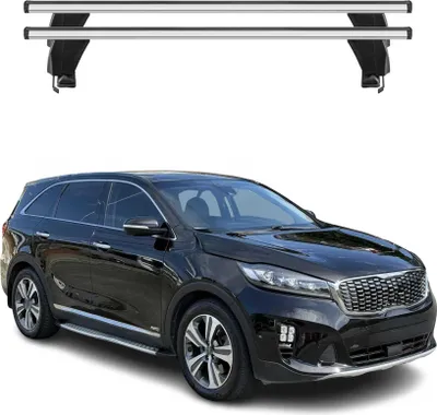 Image de Menabo Barres de toit Transversales pour Kia Sorento 2019-2020 Alu Gris 2x