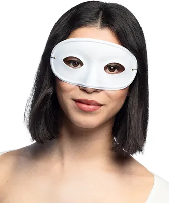 Image de masque vestimentaire Unicolored femme blanc taille unique