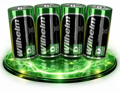 Produktbild von 4x Akku Mono D Wilhelm Universal 9000 mAh Akku Zelle HR20 MN1300 1,2 V NIMH