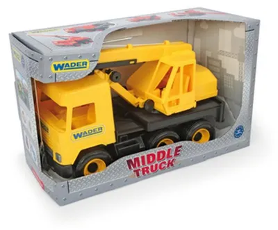 Immagine prodotto di Betoniera MIDDLE TRUCK giallo-nero in confezione da esposizione