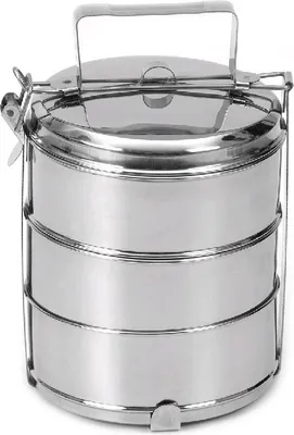 Produktbild von Home Elements nerezový jídlonosič, 3 patra