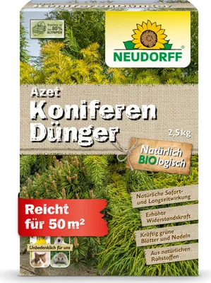 Produktbild von Neudorff - Azet KoniferenDünger 2,5 kg reicht für 50m²