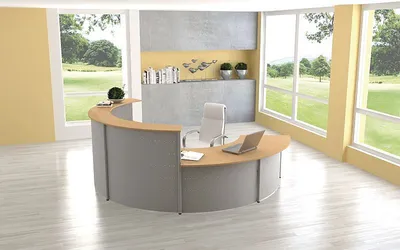 Produktbild von Kerkmann Design-Theke Kompakt-Theke Genua Typ 2 B 236 × T 244,5 × H  72/115 cm