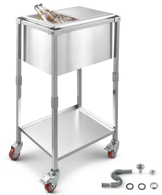 Produktbild von Edelstahl-Eisbox mit Schiebedeckel