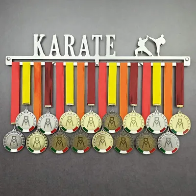Productafbeelding van Elzusha - Medaillehouder voor Karate Medailles, Wandmontage van RVS