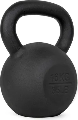 Produktbild von VirtuFit Kettlebell Pro 16 kg aus Gusseisen mit breitem Griff