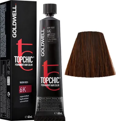 Immagine prodotto di Goldwell Topchic Tube 6K Brilliant Copper 60ml - colore permanente in tubo