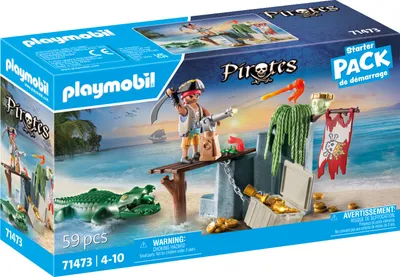 Produktbild von PLAYMOBIL Pirates 71473 Pirat mit Alligator