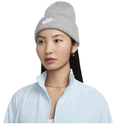 Produktbild von Nike U Nk Peak Beanie Tc Fut F24 L Dk Grey Heather/White