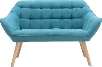 Produktbild von CASERTA 2-Sitzer Sofa in blauem Stoff
