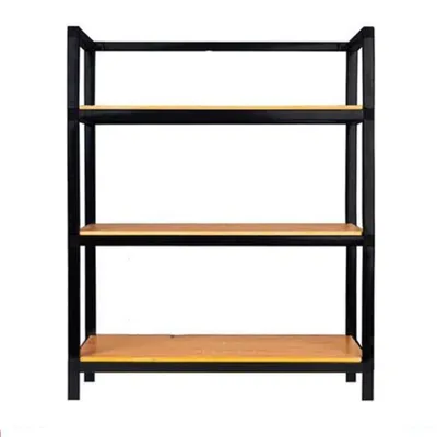 Productafbeelding van Solidchoice - Drie-laags Schoenrek van Hout met Anti-roest Ontwerp