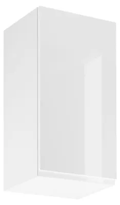 Obrázok produktu pre Horná kuchynská skrinka ARBOR - šírka 40 cm, lesklá biela / biela, ľavé prevedenie