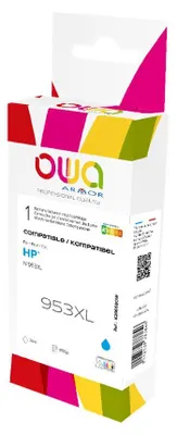 Immagine prodotto di L'inchiostro OWA K20658OW sostituisce hp F6U16AE/No.953XL ciano