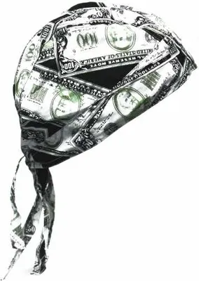Produktbild von Bandana Kopftuch Dollar, Bandana Headscarf Dollar, pañuelo en la cabeza Estilo Dollar