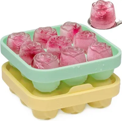 Immagine prodotto di Contenitore per cubetti di ghiaccio 18x3 cm in silicone senza BPA per cocktail