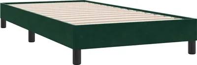 Immagine prodotto di vidaXL Struttura letto senza materasso verde scuro 80x220 cm in velluto