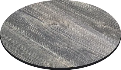 Produktbild von COMPACT | Gastro HPL Tischplatte | Ø 70 cm | Rustikal Kiefer | Rund | Gastro HPL Tischplatte