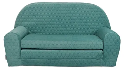 Produktbild von Kindersofa "MINI" zum Aufklappen PIK Türkis W386 58 FORTISLINE