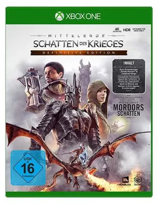 Produktbild von Warner Bros Middle-earth: Shadow of War Definitive Edition, Xbox One, M (Reif)