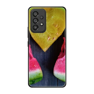 Produktbild von König Design Hülle kompatibel mit Samsung Galaxy A53 5G Kunststoff Soft Handyhülle - Handy Case Wassermelone