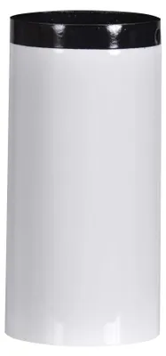 Image de FIREFIX W120/2, tuyau de cheminée en acier, de couleur blanche, longueur 250 mm, diamètre 120 mm