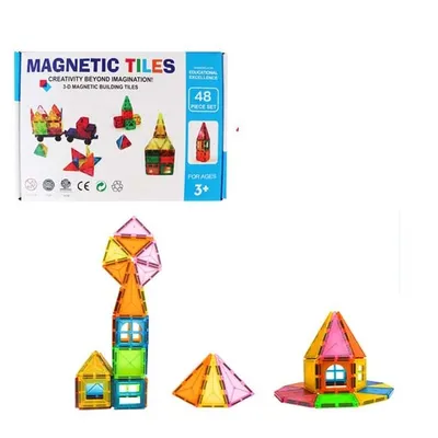Immagine prodotto di Set magnetico - 48 pezzi – Magnetic Tiles