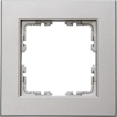Produktbild von Kopp 402147552 Abdeckrahmen 1-fach Athenis 55 stahlfarben