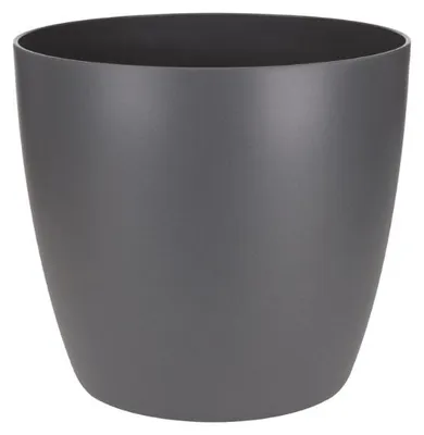 Obrázok produktu pre elho brussels round mini 12,5cm, Kvetináč, Voľne stojace, Polypropylén (PP), Antracit, Kolo, Vnútorný