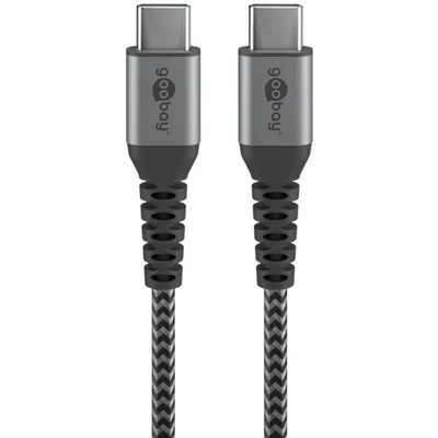 Obrázek produktu pro Goobay 49301 USB kabel USB 2.0 0,5 m USB C černý, šedý