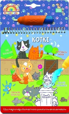 Zdjęcie produktu dla Kotki. Malowanka Wodna z Flamastrem