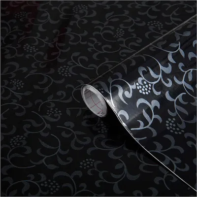 Productafbeelding van d-c-fix meubelsticker Trendyline Sonja, zwart, 45 cm x 1,5 m