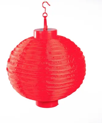 Produktbild von Solar-Lampion Ø25cm LED Papierlaterne Lampenschirm Lampions Laterne Garten Party, Farben:grün