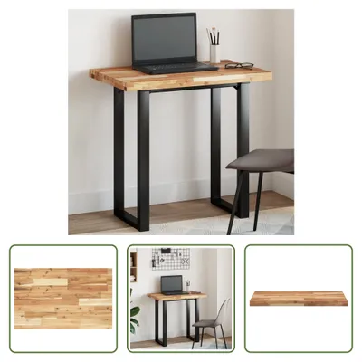 Produktbild von The Living Store Tischplatte Rechteckig 80x50x4 cm Massivholz Akazie