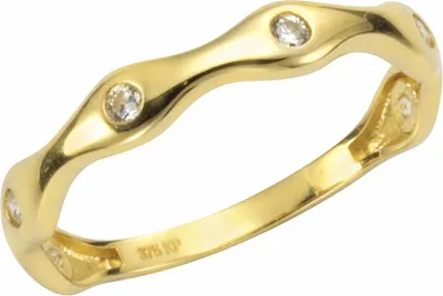 Produktbild von Fascination by Ellen K. Ring 375/- Gold gelb 017 (53,5) Zirkonia weiß 324370161-2