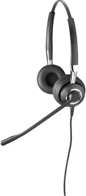 Zdjęcie produktu dla Jabra BIZ 2400 II, Przewodowa, Biuro/centrum telefoniczne, 77 g, Zestaw słuchawkowy, Czarny, Srebrny