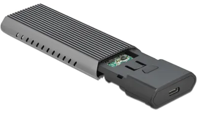 Produktbild von DeLOCK Externes USB Type-C Combo Gehäuse für M.2 NVMe PCIe oder SATA