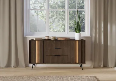 Produktbild von AMARO Kommode 153 cm Sideboard Schrank für Wohnzimmer