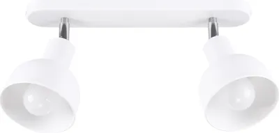 Immagine prodotto di Faretto spot KORSSO bianco 2xE27x15W in metallo, dimensioni: 18,5x24x47 cm, IP20, Pure Lume