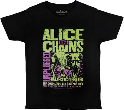 Obrázek produktu pro Alice In Chains - "MTV Unplugged" Tričko pro muže/dámy Uni RO12273 (L) (Černá)