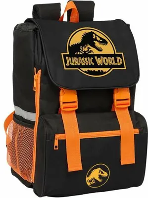 Image de Sac à dos scolaire Jurassic World Noir 18,5 x 41 x 15 cm