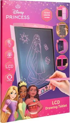 Produktbild von Canenco Disney Princess - LCD Zeichnungstablett Rainbow 11"
