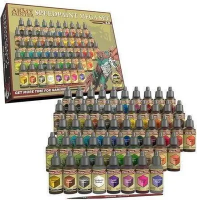 Produktbild von The Army Painter Speedpaint Mega Set 2.0 Miniaturen Malset
