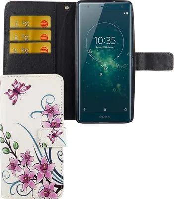 Produktbild von Handyhülle Tasche für Handy Sony Xperia XZ2 Lotusblume