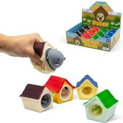Produktbild von Obilo Pop Out Dog, sort. im Display, 12 Stk.
