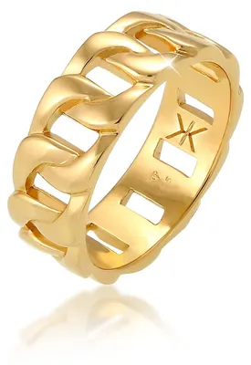 Image de Bague en argent sterling 925 avec finitions en or jaune