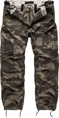 Produktbild von SURPLUS Vintage Fatigue Trousers, blackcamo