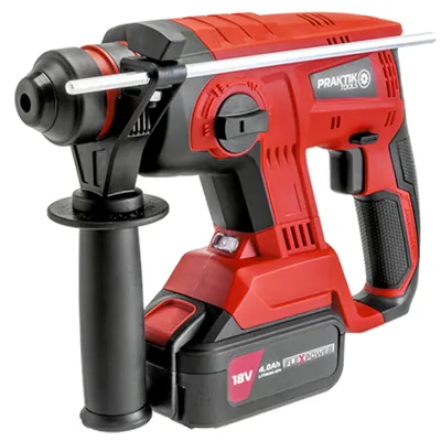 Produktbild von PRAKTIK Akku-Schlagbohrmaschine 18V PTQ031 Flexpower Bürstenlos Beton Stein Holz