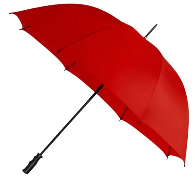 Produktbild von Golfschirm Winddicht 125 Cm Polyester Rot
