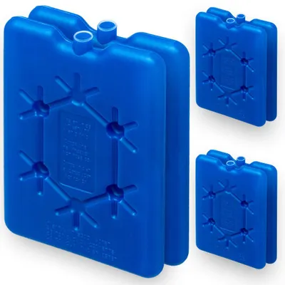 Produktbild von DEUBA® Kühlakku 6 Stück 12 Stunden Flach je 170ml für Kühltasche Kühlbox Outdoor Kühlelement Kühlpack Cool Pack Kühlakkus